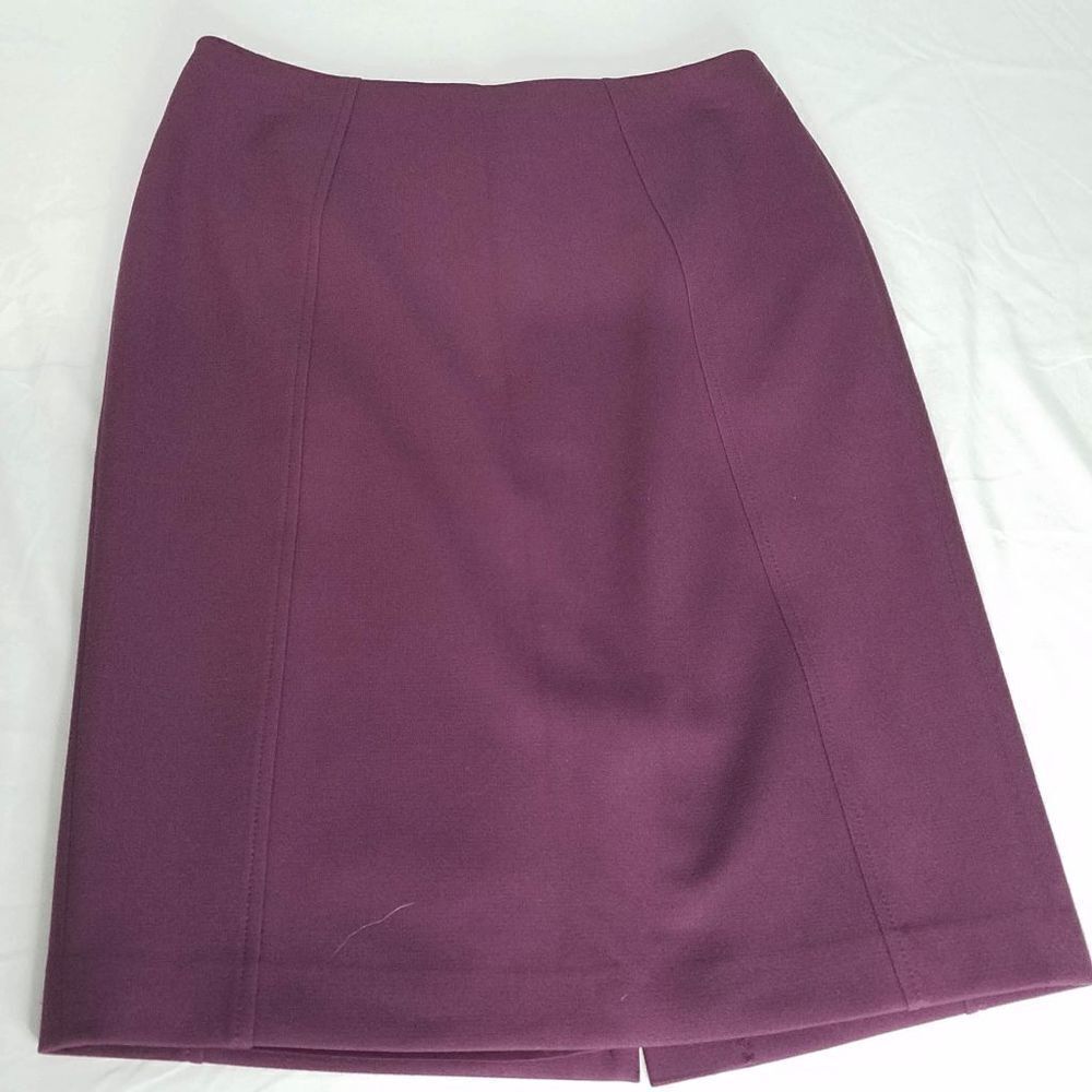 Halogen Purple Pencil Skirt Size 6